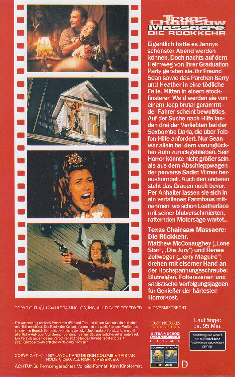 Massacre à la tronçonneuse : Le retour (VHS - 1997 - DE)