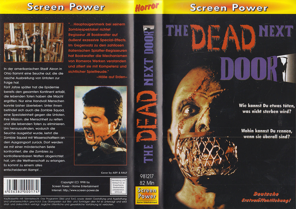 The Dead Next Door (VHS - 1998 - DE)