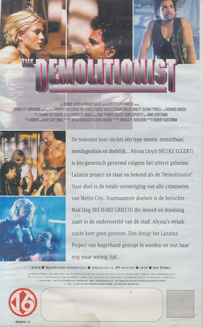 The Demolitionist (VHS - 1996 - NL)