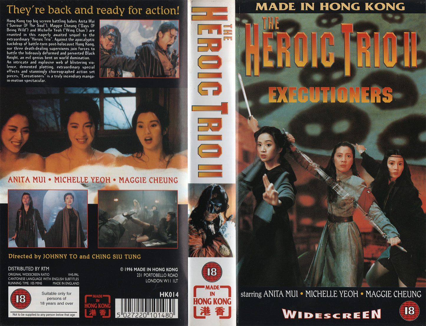 The Heroic Trio II: Executioners (VHS - 1996 - UK)