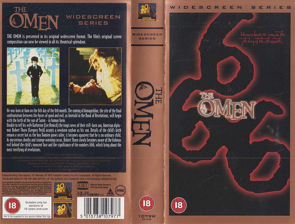 The Omen (VHS - 1998 - UK)