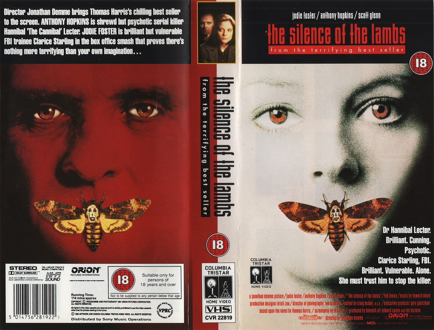 The Silence of the Lambs (VHS - 1992 - UK)