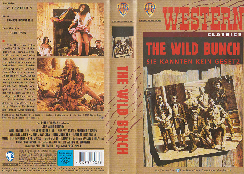 The Wild Bunch - Sie kannten kein Gesetz (VHS - 1993 - DE)