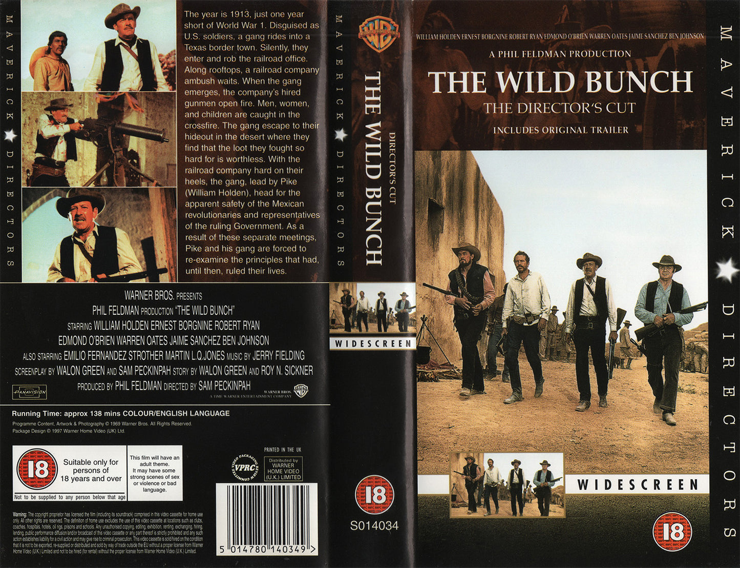 The Wild Bunch (VHS - 1997 - UK)