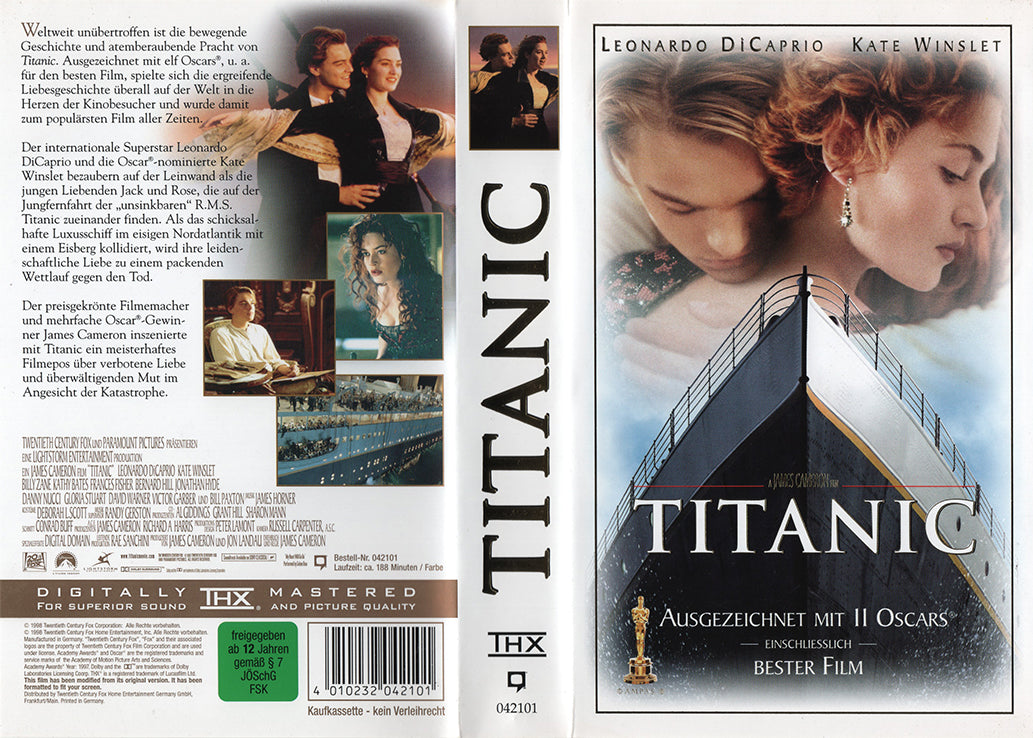 Titanic (VHS - 1998 - DE)