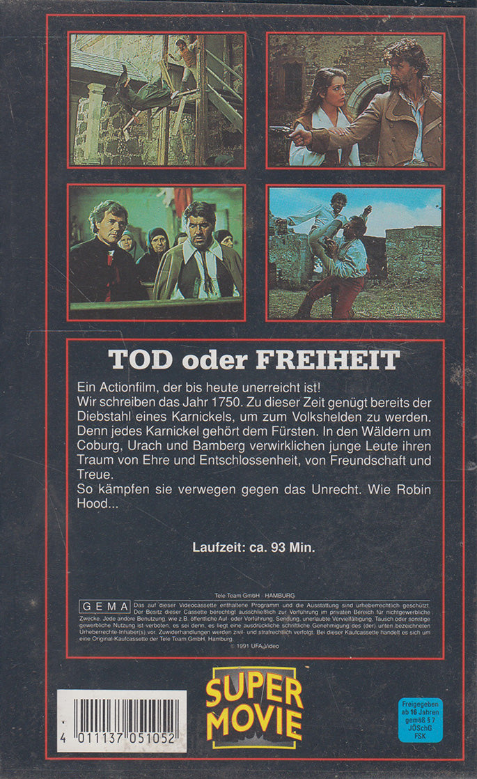 Tod oder Freiheit (VHS - DE)
