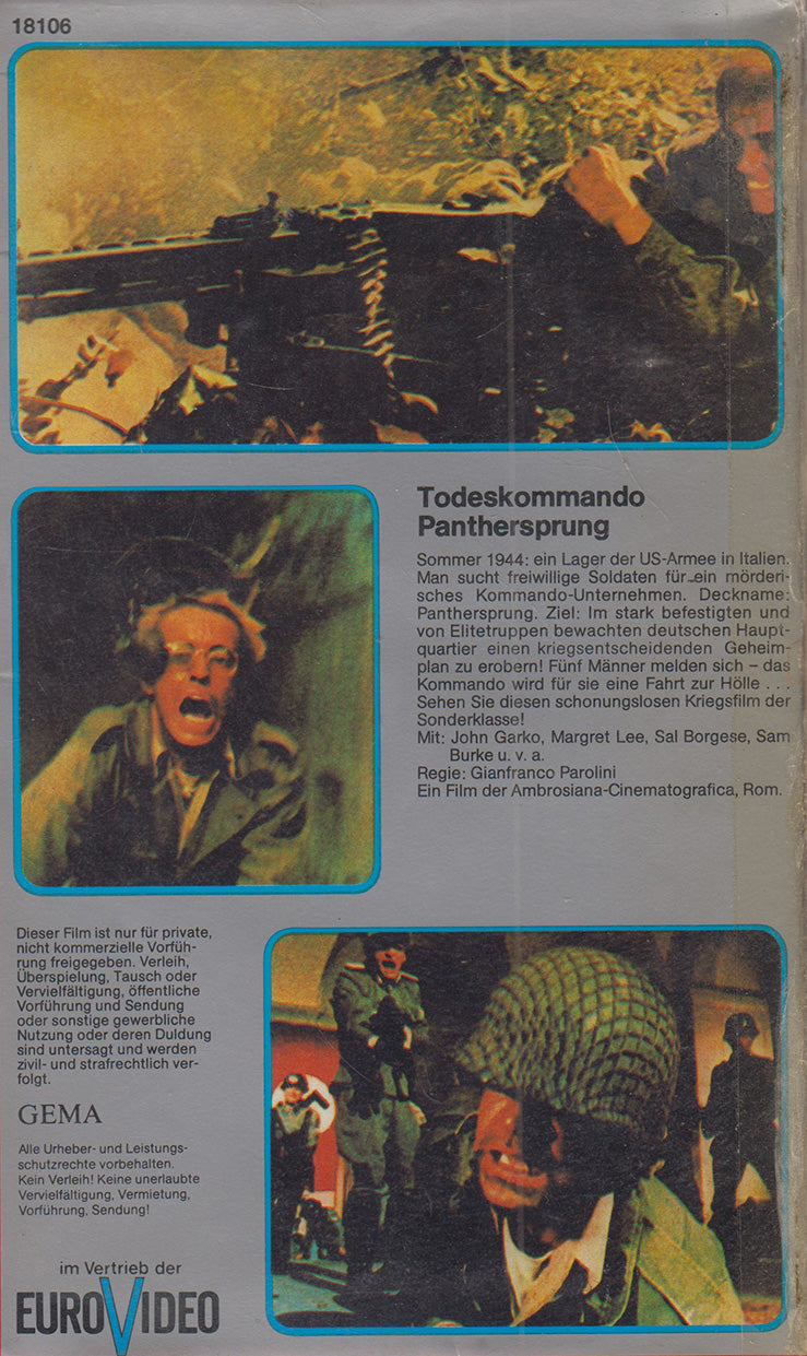 Todeskommando Panthersprung (VHS - DE)