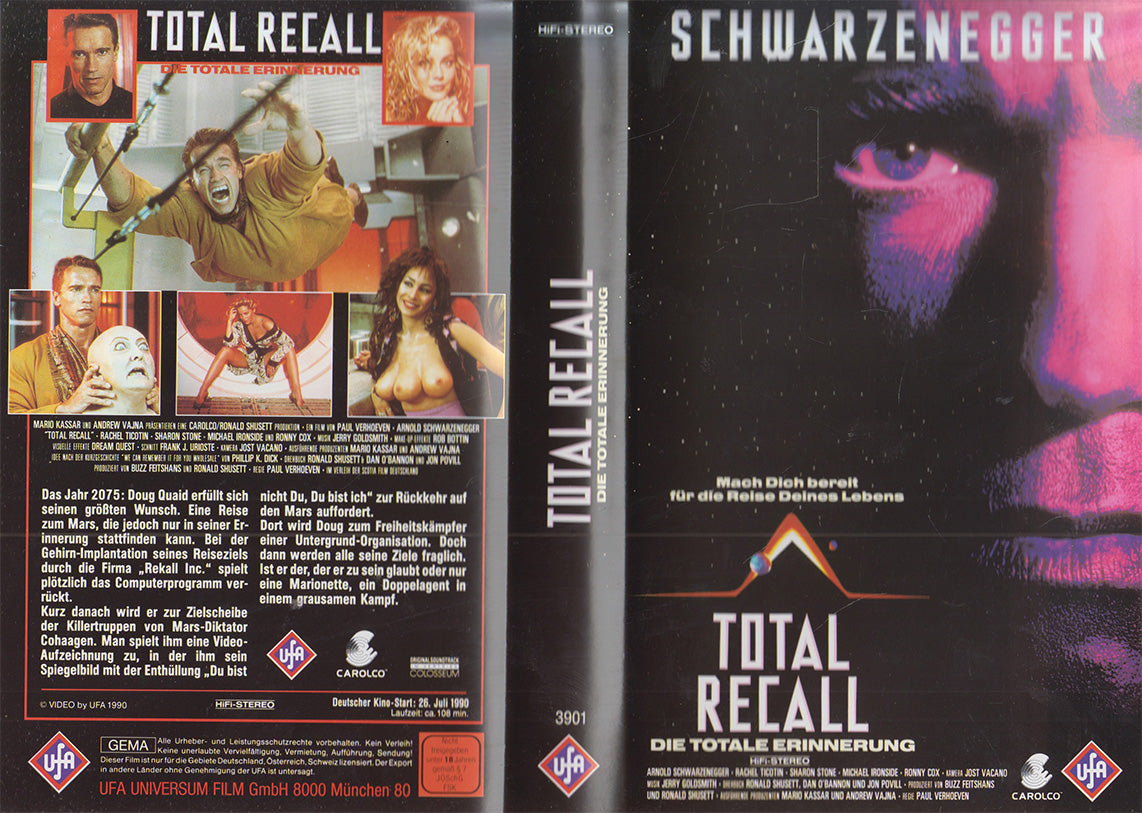 Total Recall - Die Totale Erinnerung (VHS - 1990 - DE)