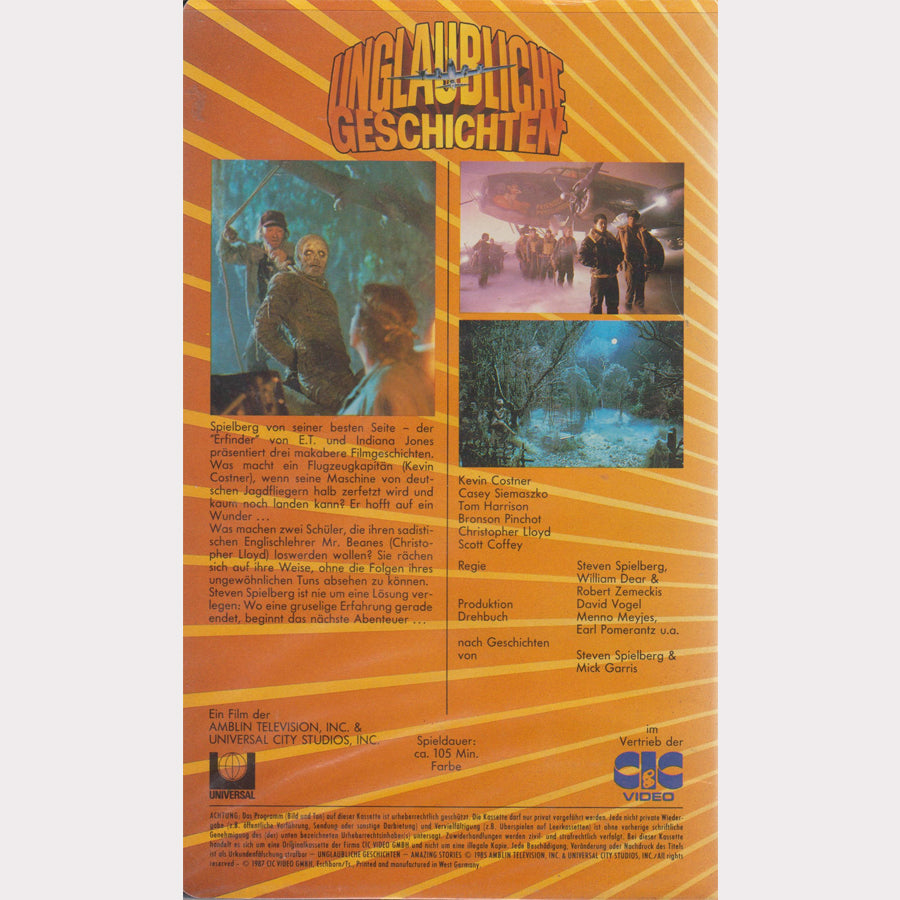 Unglaubliche Geschichten (VHS - 1987 - DE)