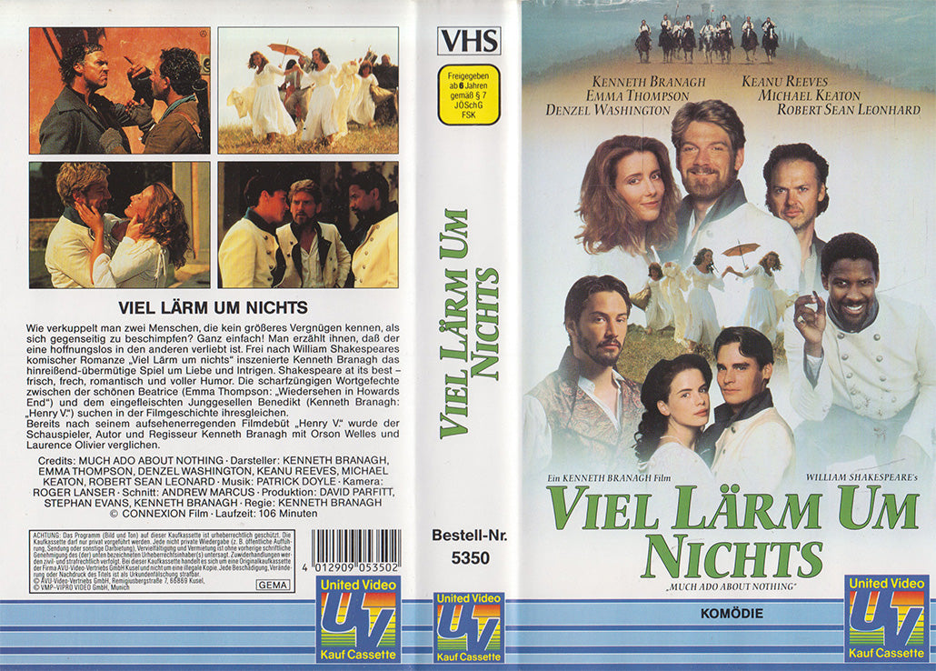 Viel Lärm um nichts (VHS - DE)