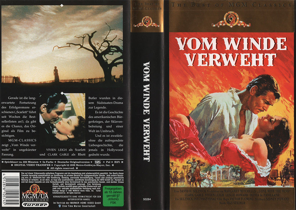 Gone with the Wind (VHS - 1987 - DE)