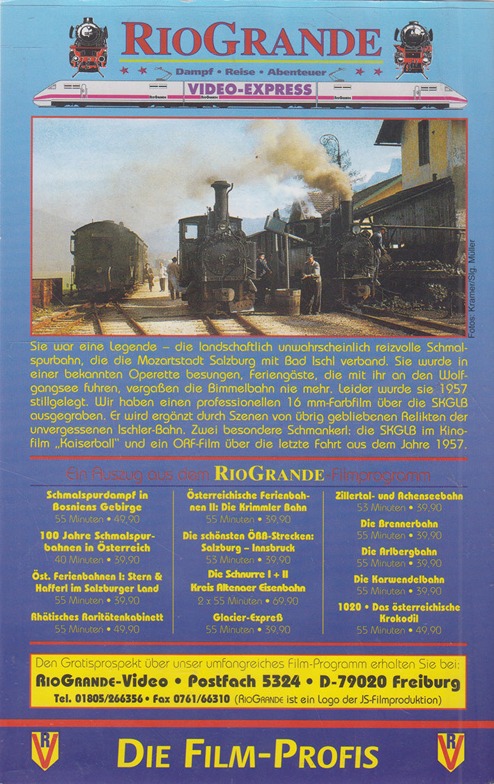 Von Salzburg nach Bad Ischl - Die berühmte Salzkammergut-Lokalbahn (VHS - DE)