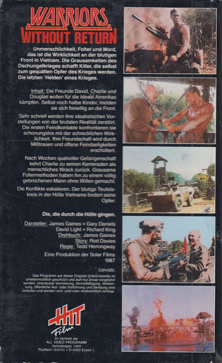 Warriors without Return (VHS - DE)