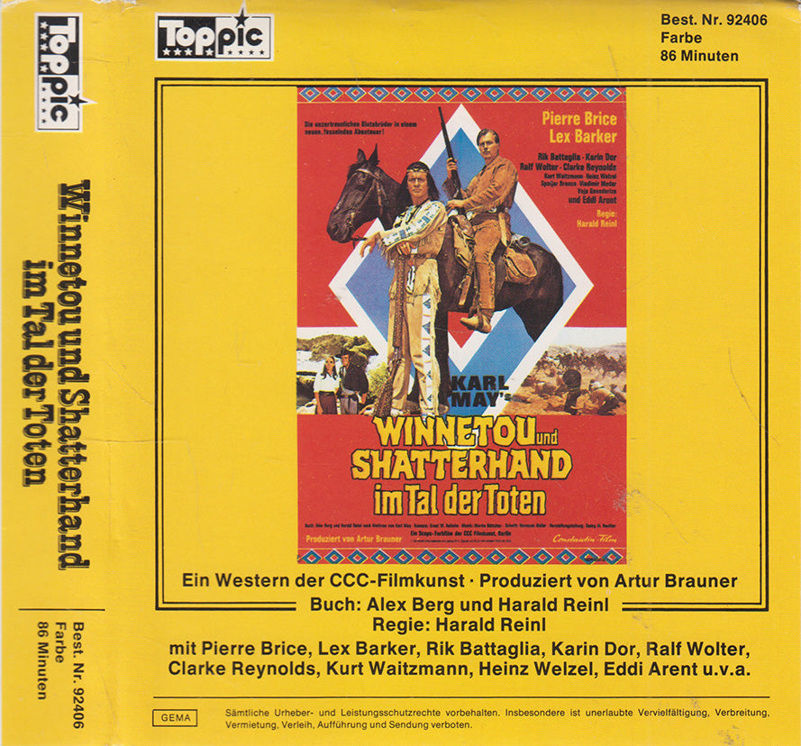 Winnetou and Shatterhand in the Valley of the Dead (VHS - DE)