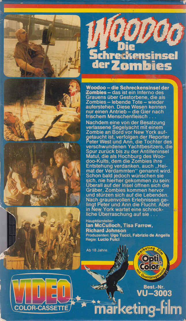 Woodoo - Die Schreckensinsel der Zombies (VHS - DE)