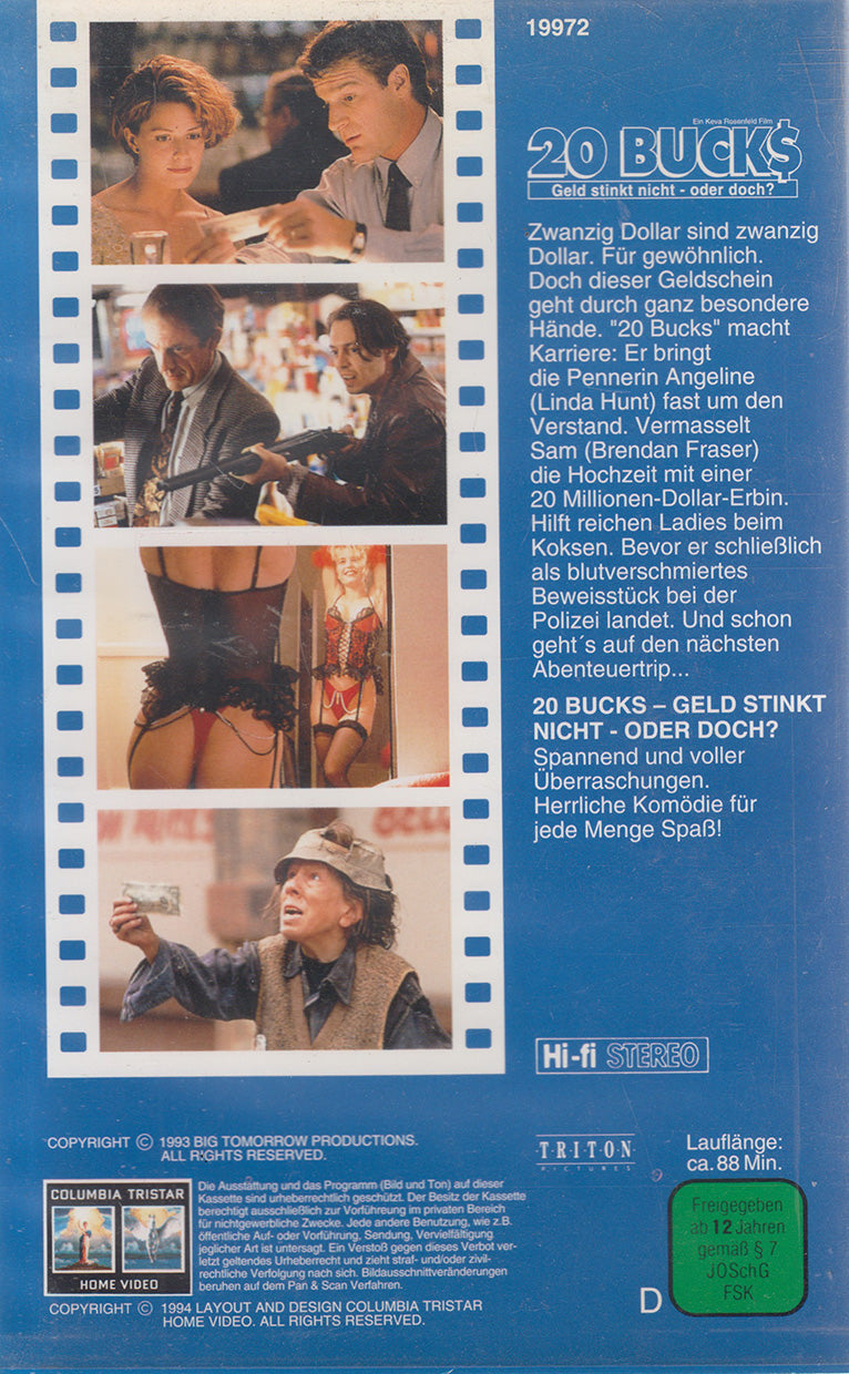 20 Bucks - Geld stinkt nicht, oder doch? (VHS - 1994 - DE)