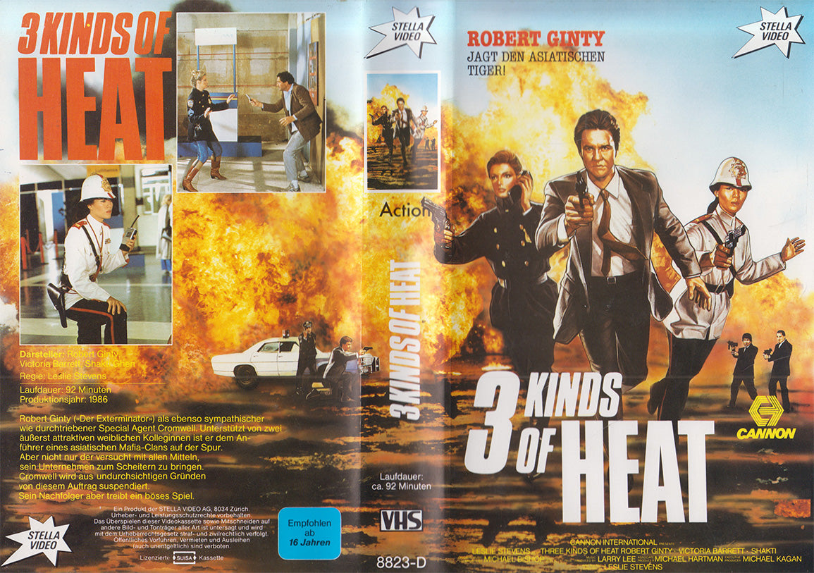 3 Kinds of Heat (VHS - DE)