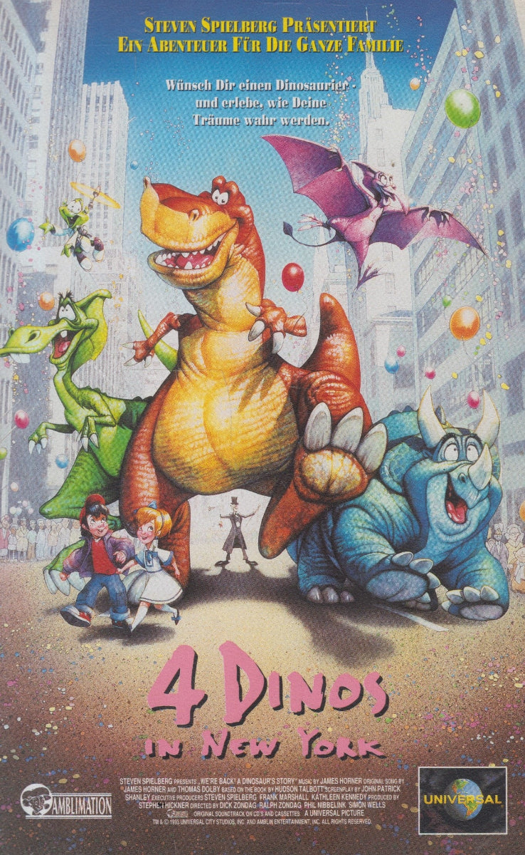 4 Dinos in New York (VHS - 1994 - DE)