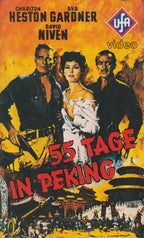 55 Tage in Peking UFA Video 1981 VHS Kassette Cover front