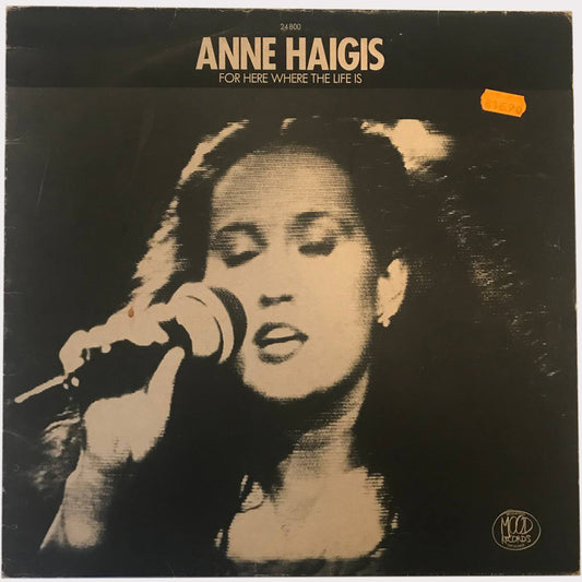 Anne Haigis - For Here Where The Life Is (Vinyl LP - 1981 - DE)