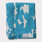 Cloth No. 2 - moderne Tischdecke aus Bio-Baumwolle, blau-weiß