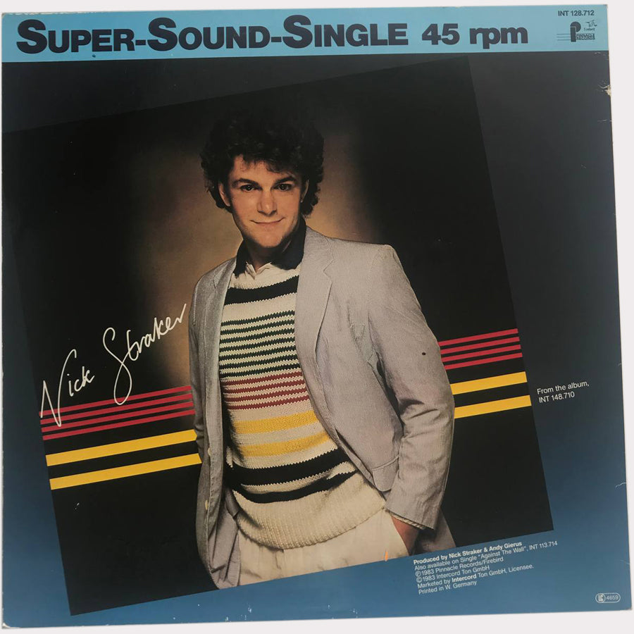 Nick Straker - Against The Wall (Vinyl 12" - 1983 - DE)