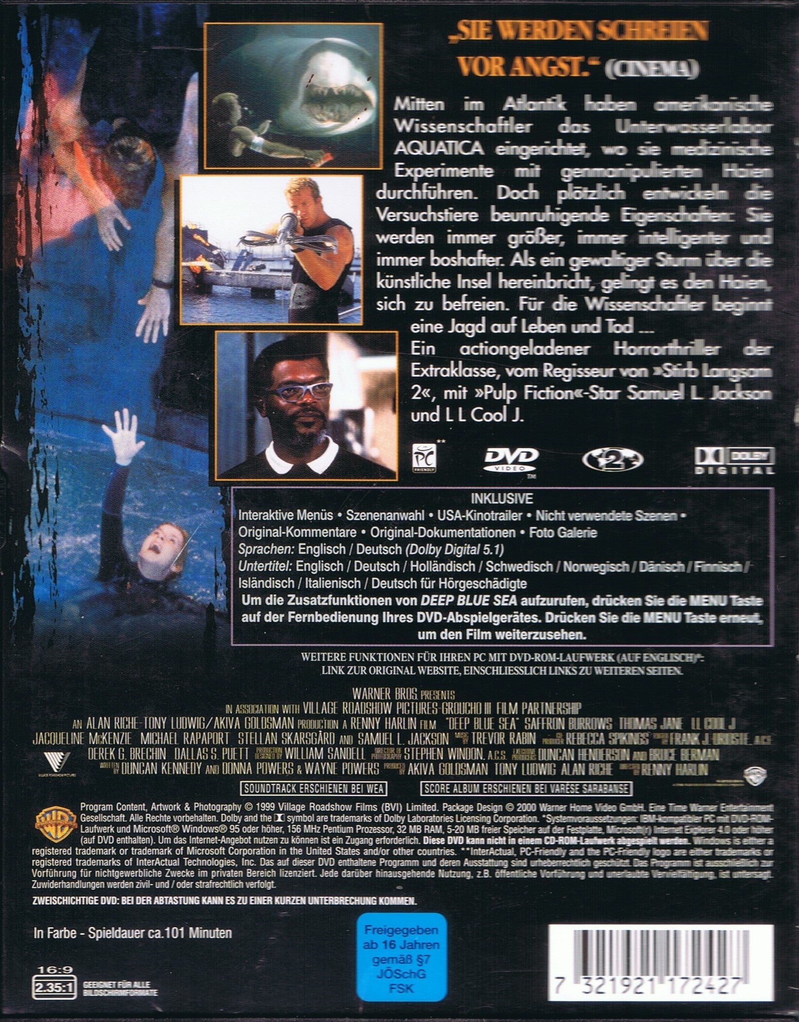 Deep Blue Sea (DVD - 2000 - DE)