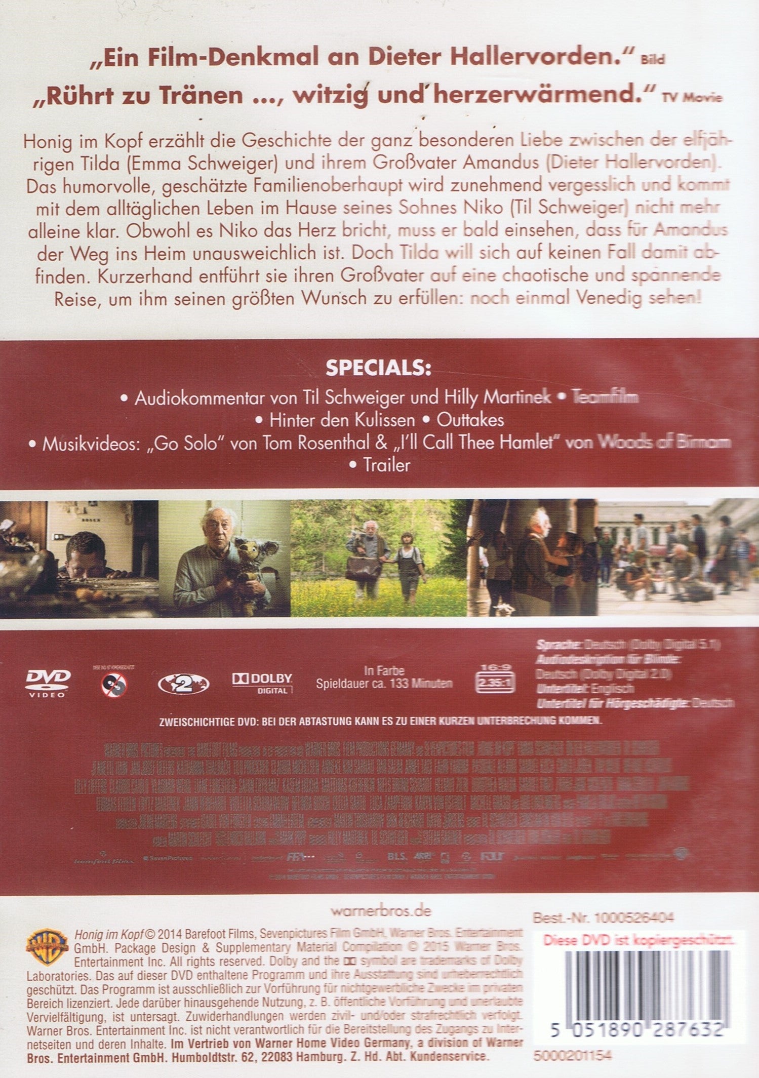 Honig im Kopf (DVD - 2015 - DE)