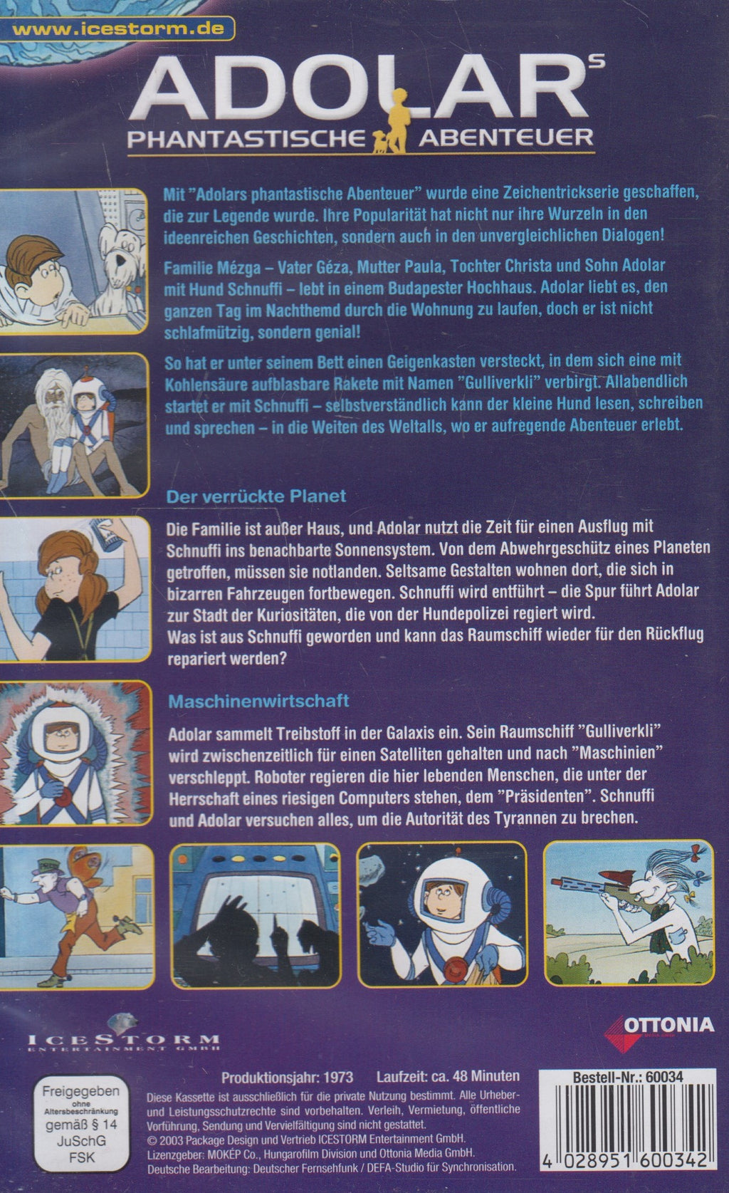 Adolars phantastische Abenteuer Vol. 2: Der verrückte Planet / Maschinenwirtschaft (VHS - 2003 - DE)