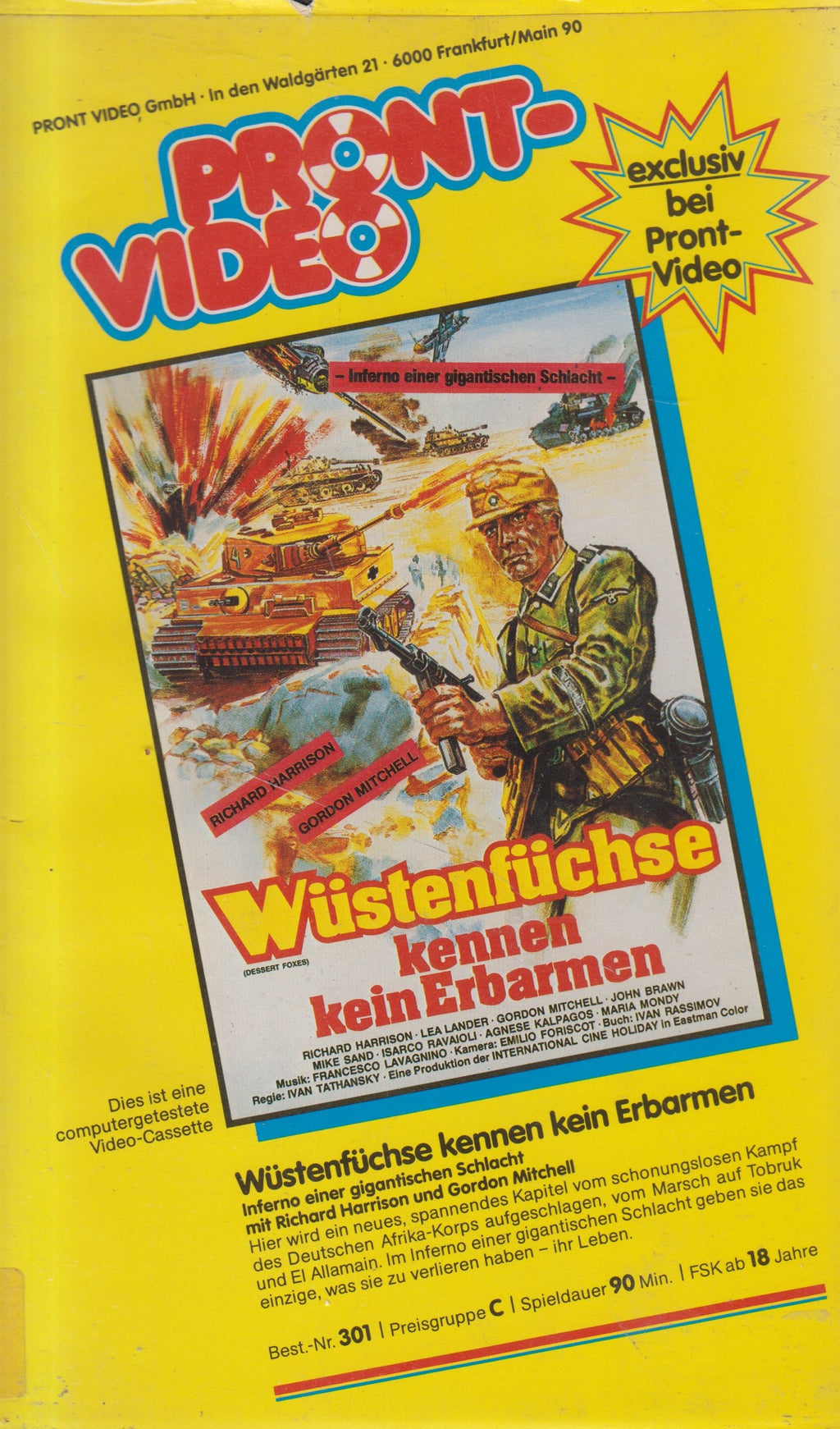 Wüstenfüchse kennen kein Erbarmen (VHS - DE)