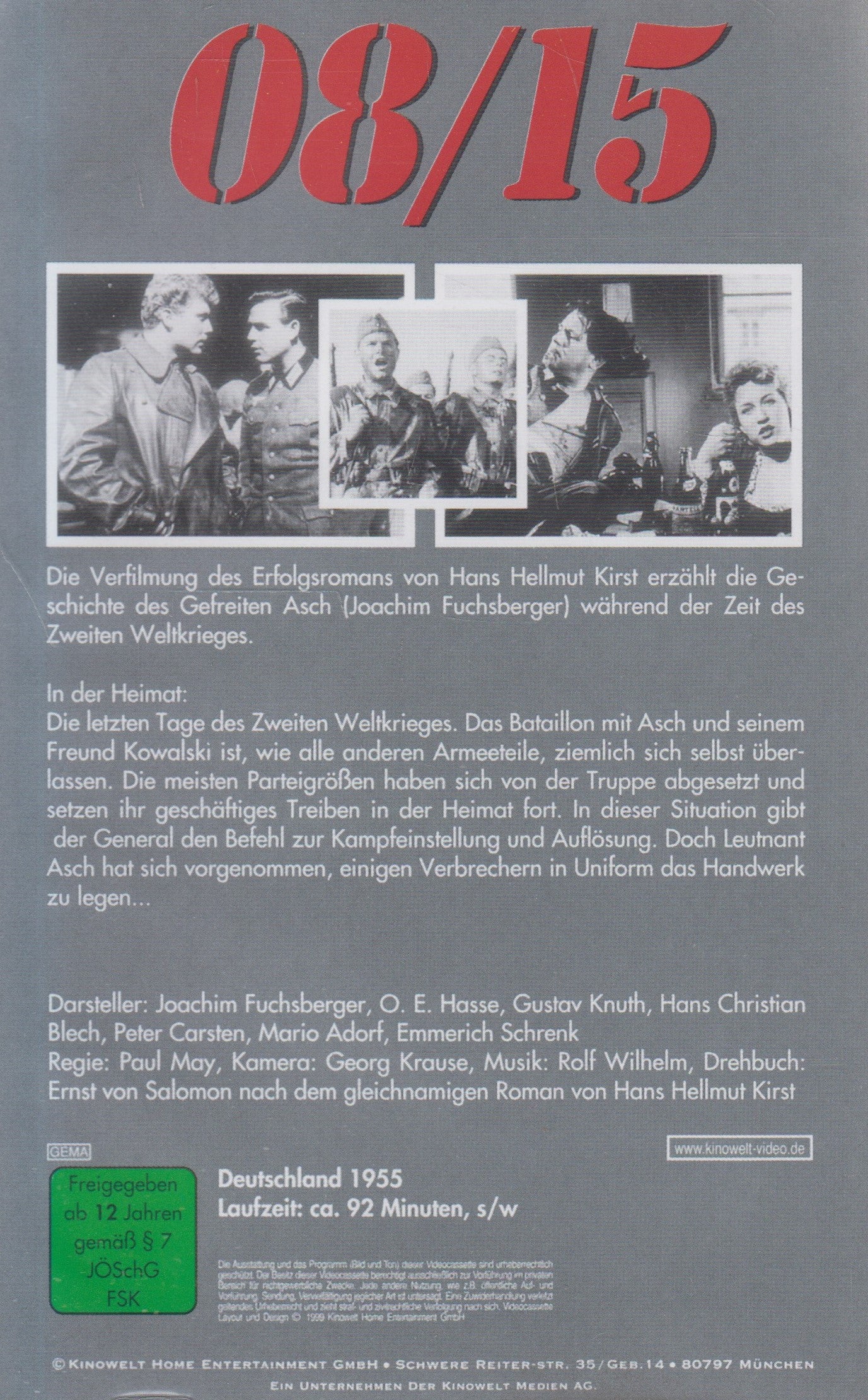 08/15: 3. Teil (VHS - 1999 - DE)