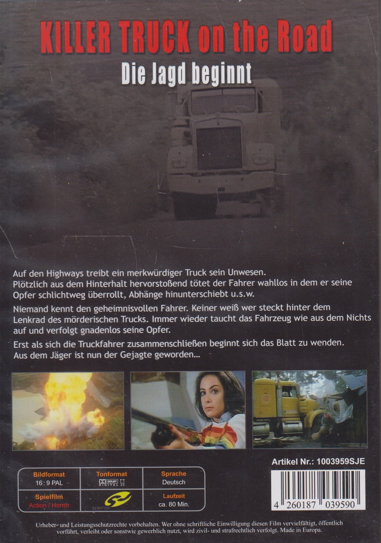 Killer Truck on The Road - Die Jagd beginnt (DVD - DE)
