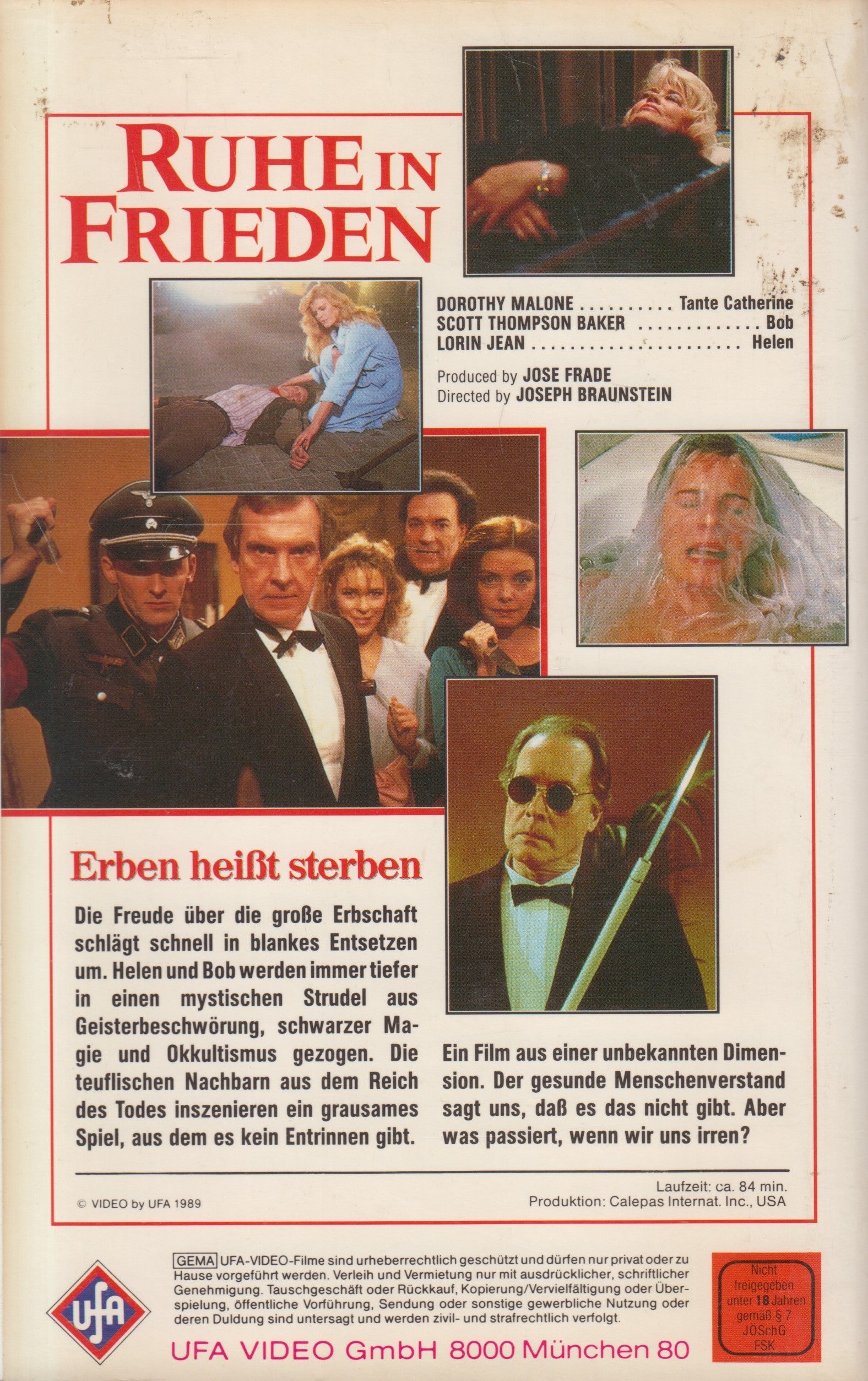 Ruhe in Frieden (VHS - 1989 - DE)