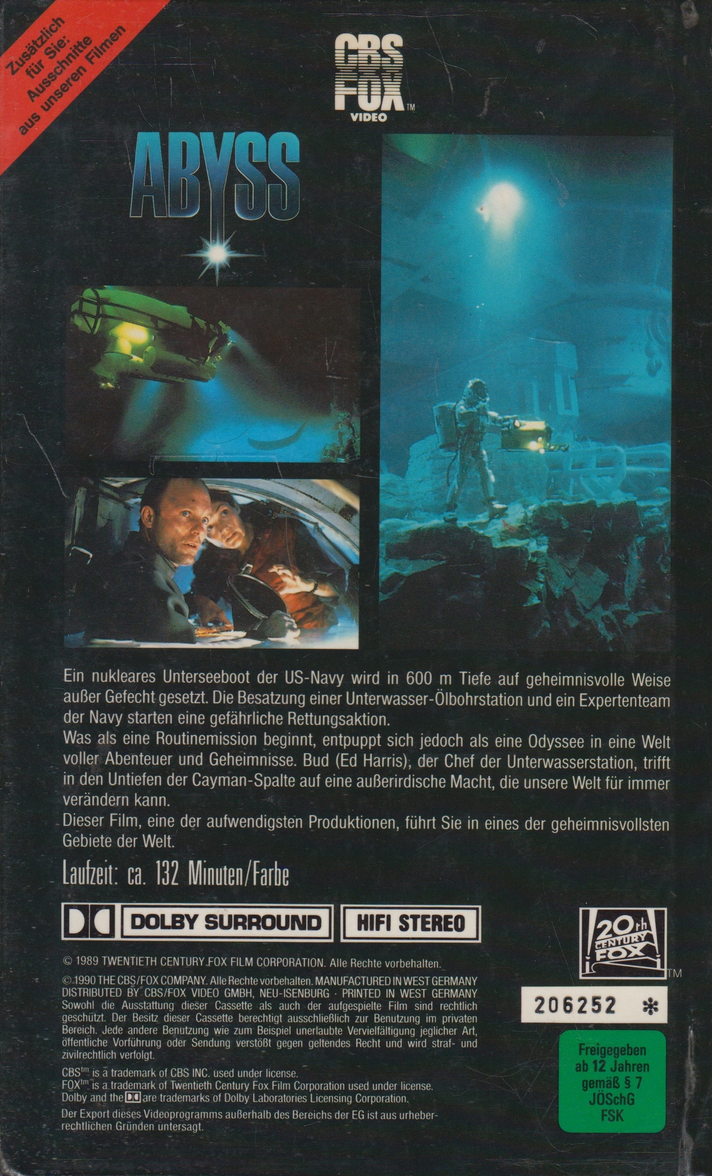 Abyss (VHS - 1990 - DE)