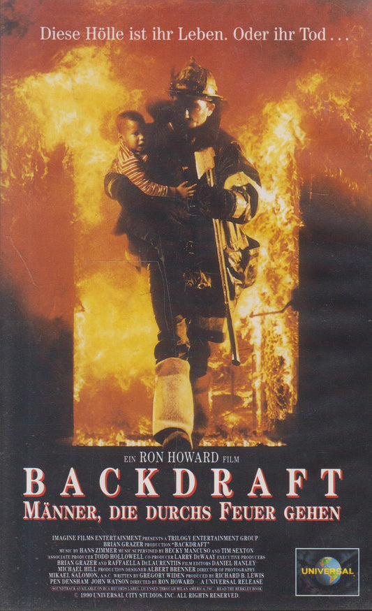 Backdraft - Männer, die durchs Feuer gehen (VHS - 1993 - DE)