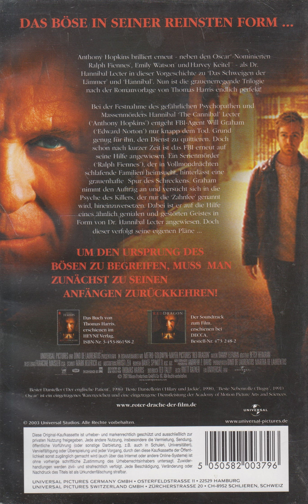 Roter Drache (VHS - 2003 - DE)