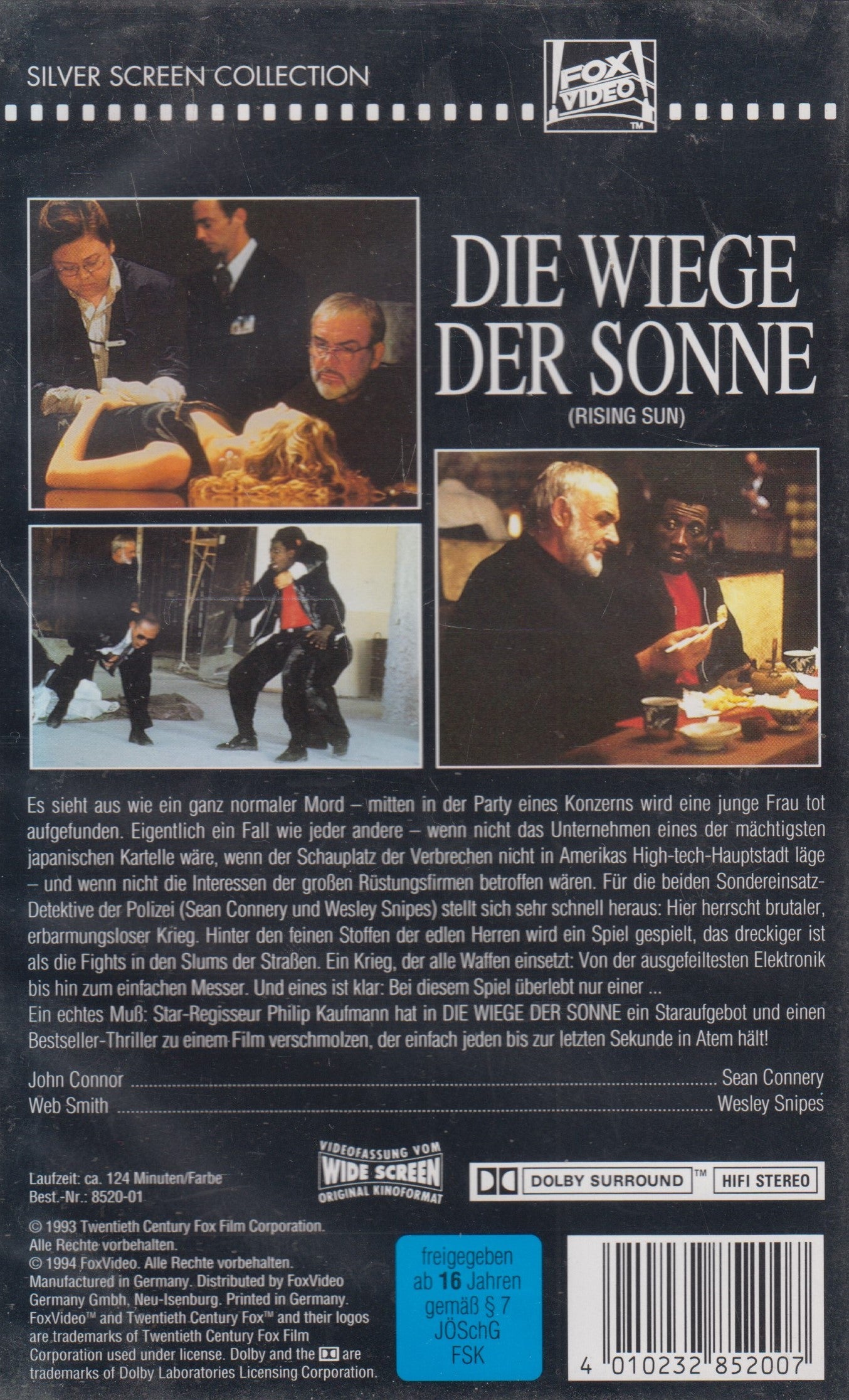 Die Wiege der Sonne (VHS - 1994 - DE)