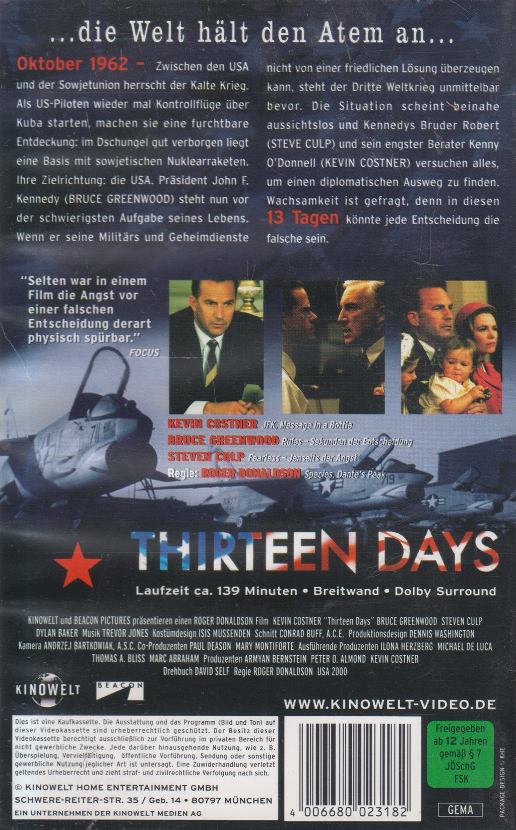 Thirteen Days (VHS - DE)