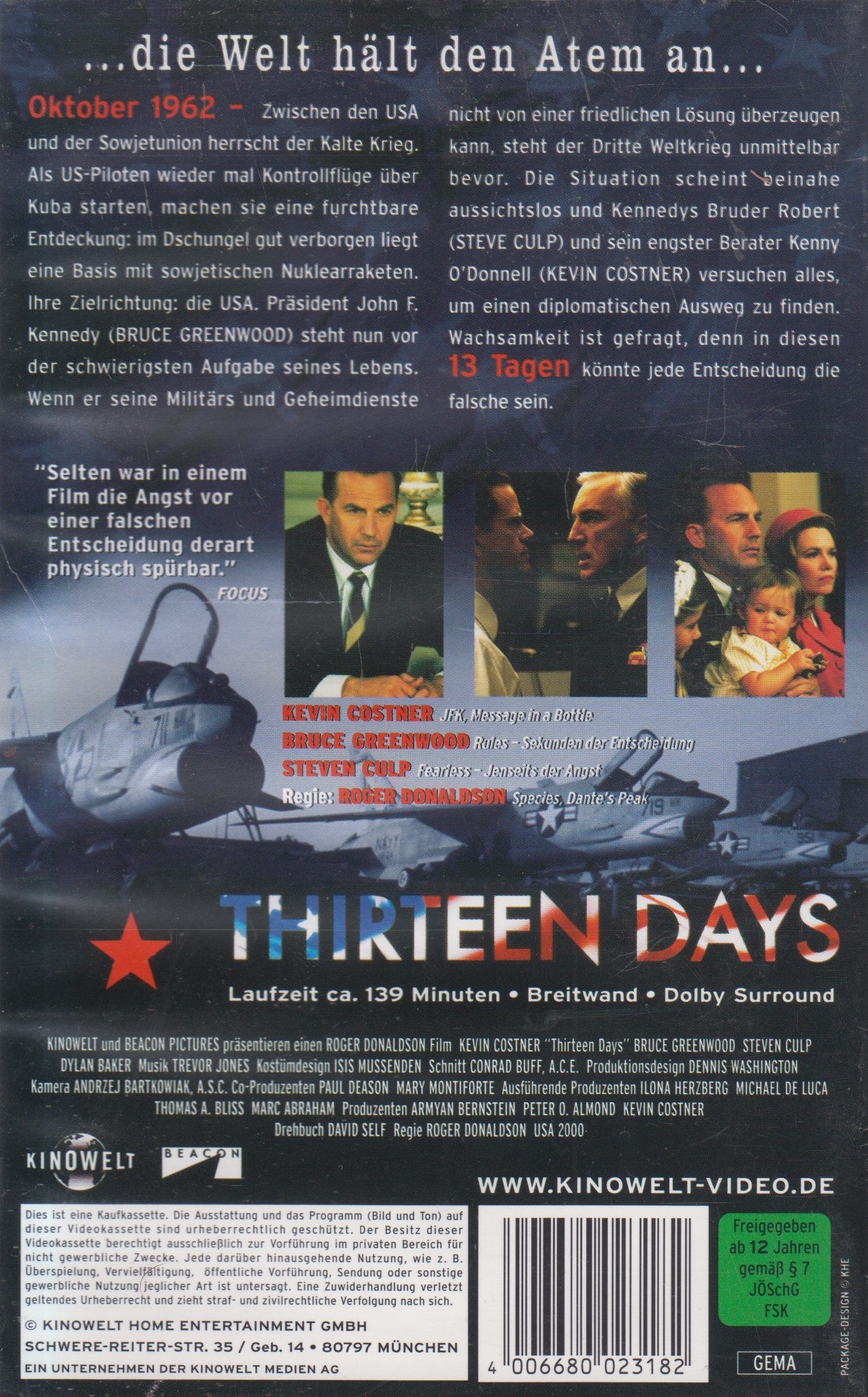 Thirteen Days (VHS - DE)