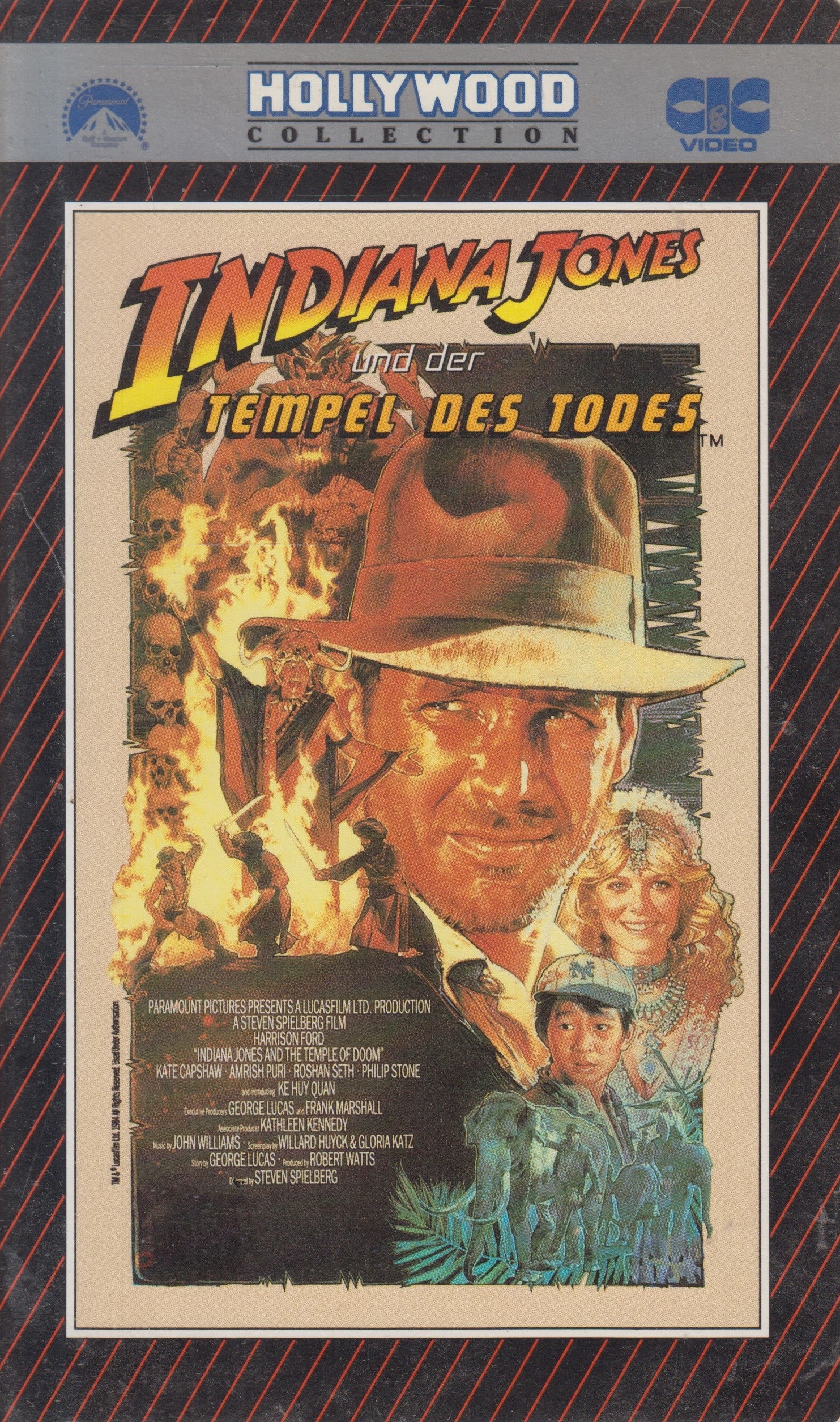 Indiana Jones und der Tempel des Todes (VHS - DE)