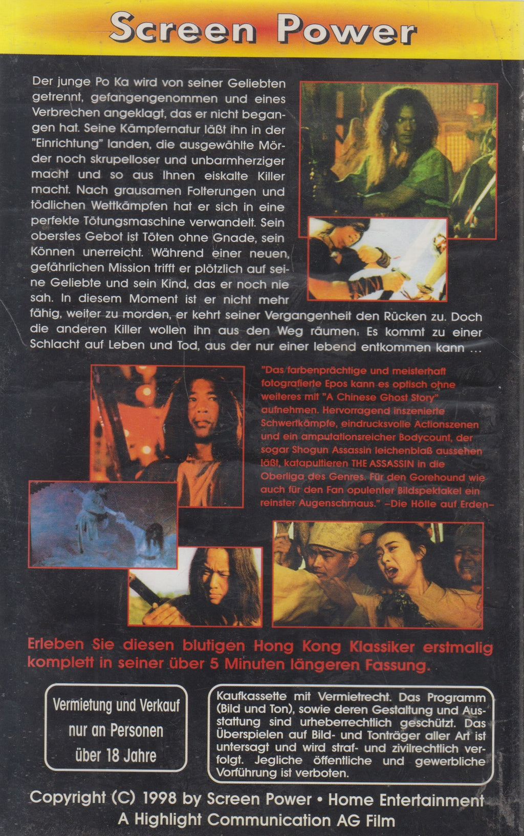 L'Assassin (VHS - 1998 - DE)