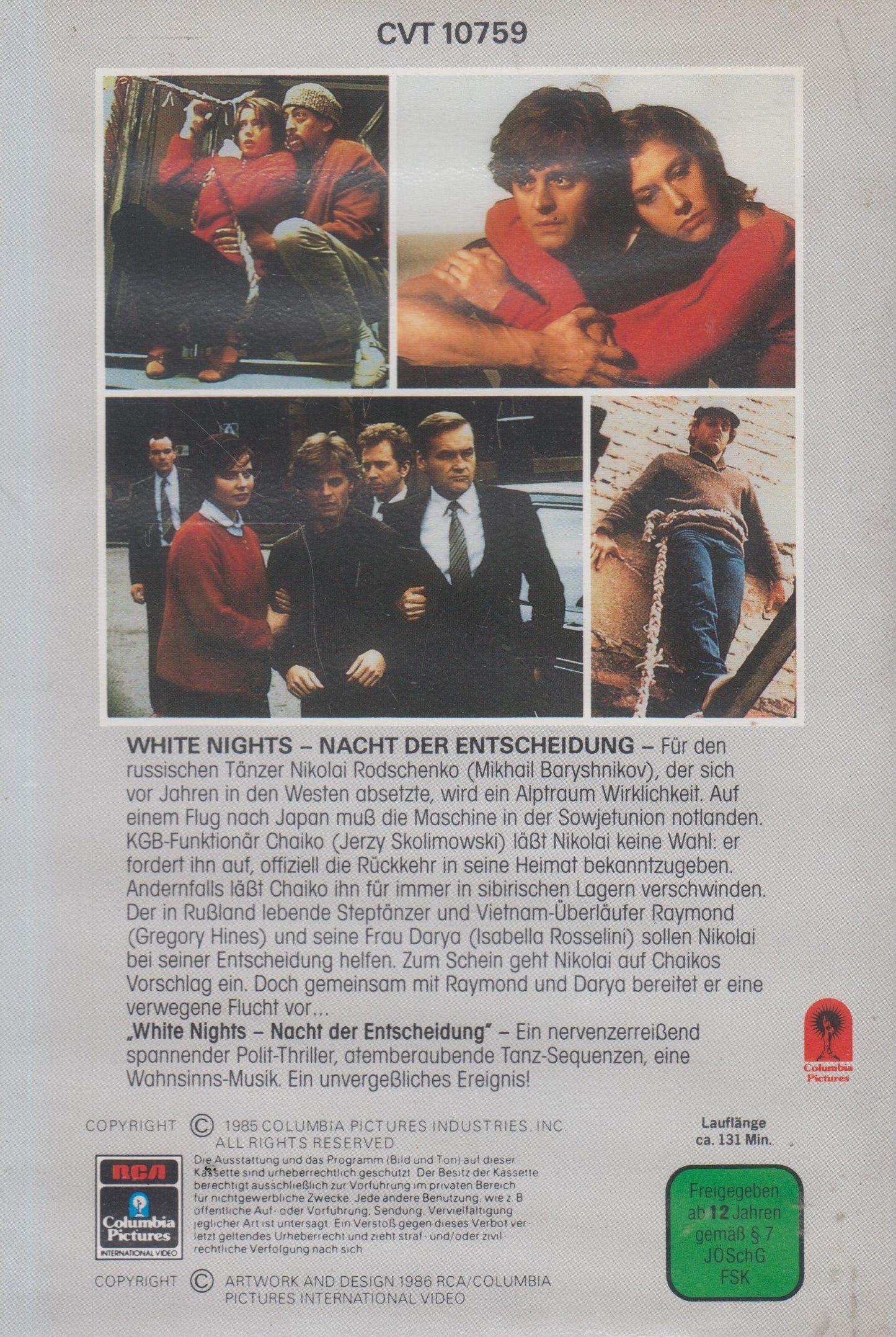 White Nights - Nacht der Entscheidung (VHS - 1986 - DE)