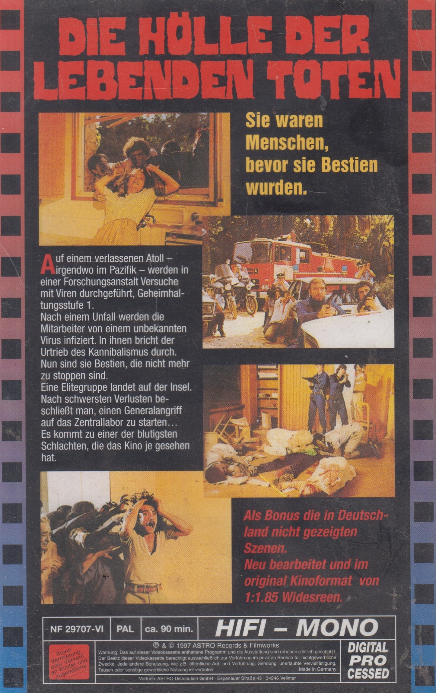 L'enfer des morts-vivants (VHS - 1997 - DE)