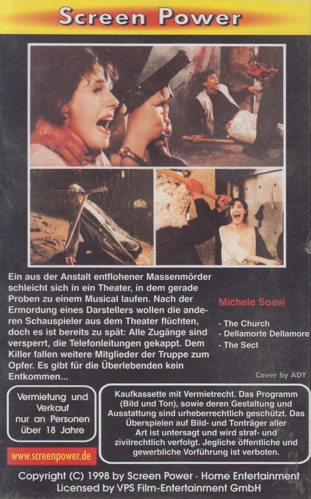 Stage Fright - Aquarius (VHS - 1998 - DE)