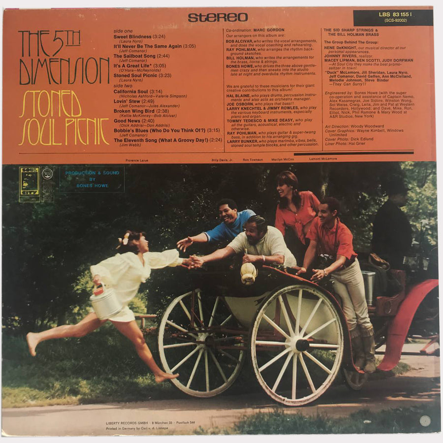 The 5th Dimension - Stoned Soul Picnic (Vinyl LP - 1968 - DE)