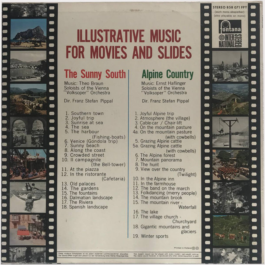 Illustrative Music For Movies And Slides / Illustrationsmusik Für Film Und Diapositive (Vinyl LP - NL)