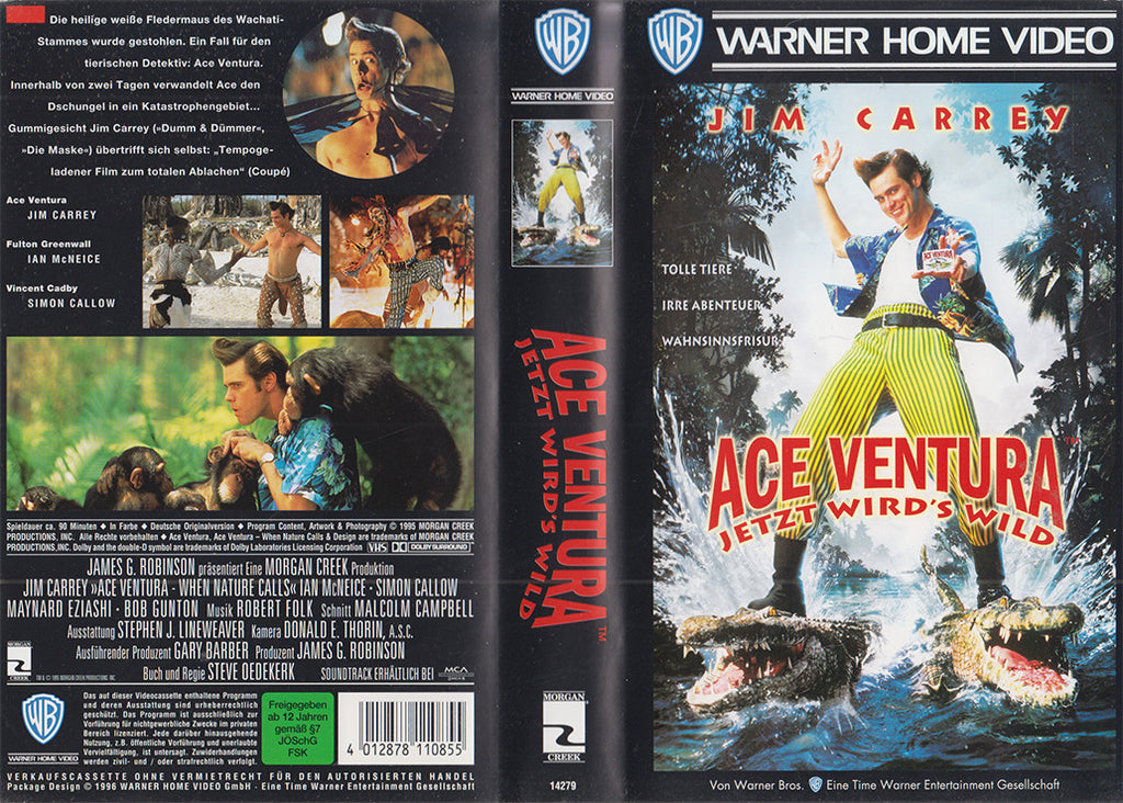 Ace Ventura : Maintenant ça devient sauvage (VHS - 1996 - DE)