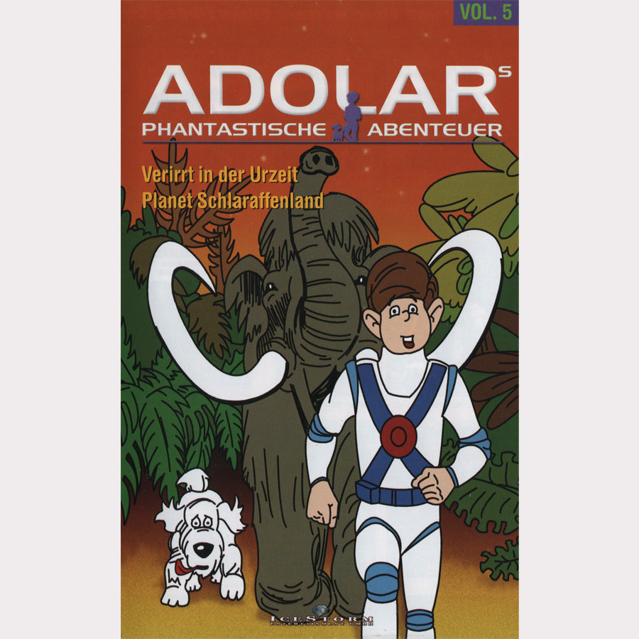 Adolars phantastische Abenteuer Vol. 5: Verirrt in der Urzeit / Planet Schlaraffenland (VHS - 2003 - DE)