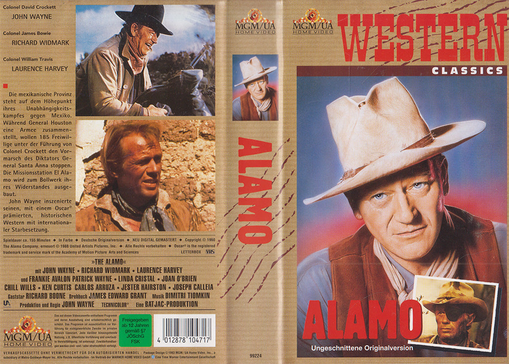 Alamo (VHS - 1993 - DE)