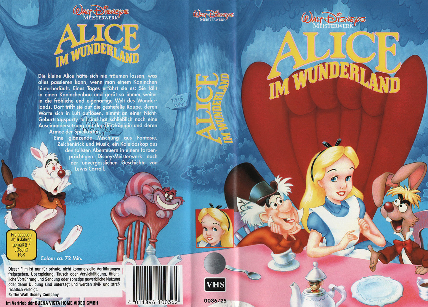 Alice im Wunderland (VHS - DE)